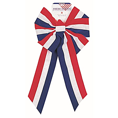 14 in x 29 in Patriotic Bow