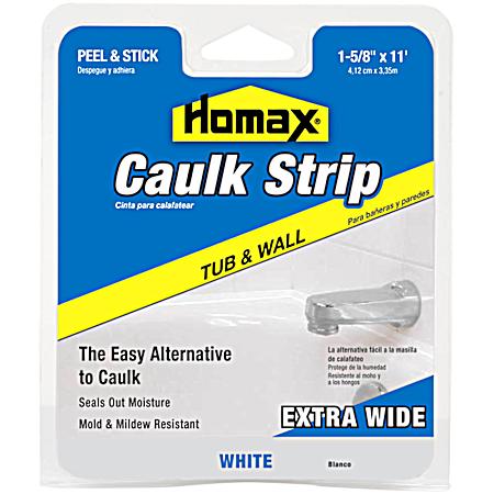 White Tub & Wall Caulk Strip