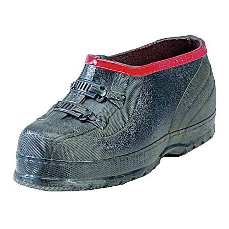 Men's Black Supersize Rubber Overboots