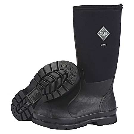 Men's Black 16 in. Classic Chore Boots