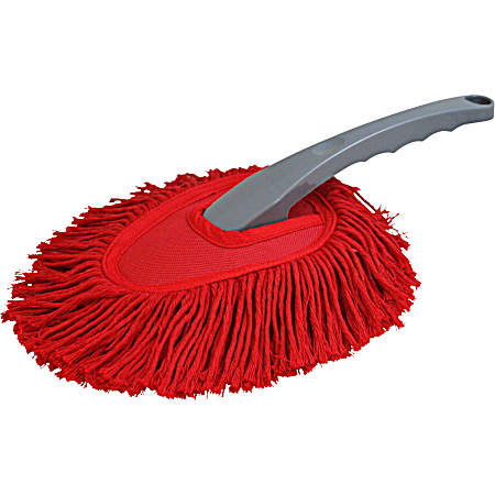 Red Automotive Dashboard Duster