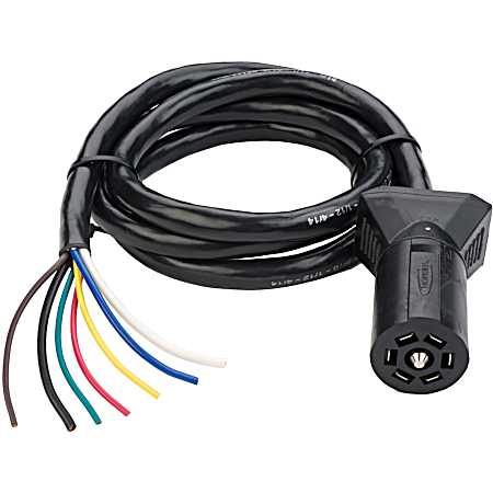 6 ft LED Test 7-Blade Molded Connector w/ Cable