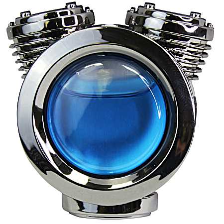 Gearhead Collection Classic New Car Scent Vent Clip Chrome V-Twin Car Air Freshener