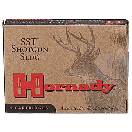 20 Gauge Flex Tip 2-3/4'' 250 Grain Sabot Ammo Slugs - 5 Rounds