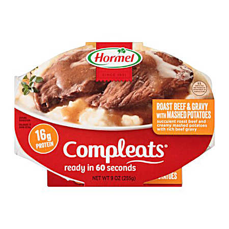 Compleats Roast Beef & Mashed Potatoes - 9 Oz.