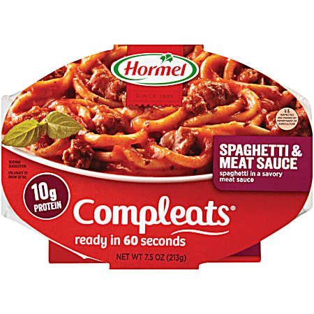 Compleats Spaghetti & Meat Sauce - 7.5 Oz.