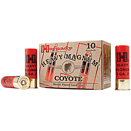 12 Gauge Heavy Magnum Coyote 3'' BB Shotshells - 10 Rounds