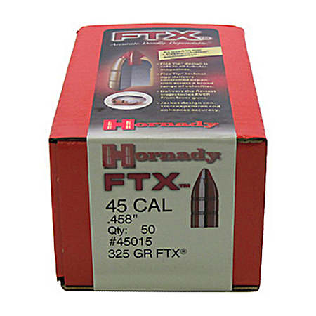 45 Cal .458 325 Gr FTX Rifle Reloading Bullets - 50/box