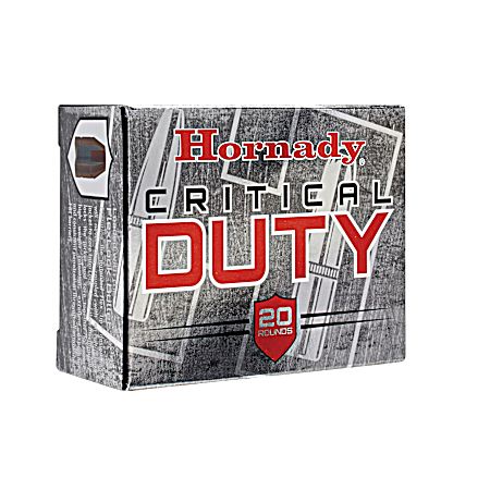9MM +P 124 Grain Flexlock® Critical Duty® Ammunition - 20 Rounds