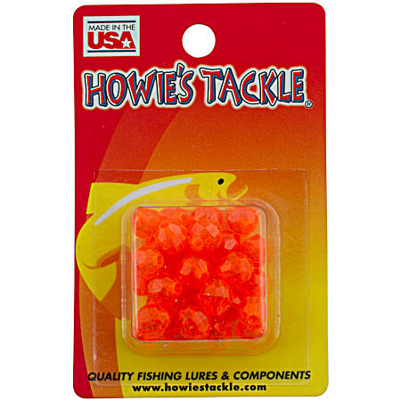Howie Fly Beads - Salmon Orange