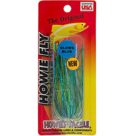 Howie Trolling Fly - Blue Donkey Glow Teal