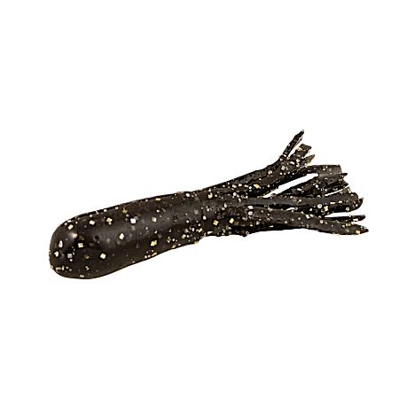 Black Gold Flake Howie Tube Fishing Lure