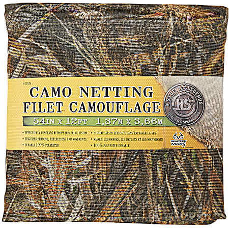 54 in x 12 ft Realtree Advantage Max 5 Camo Netting