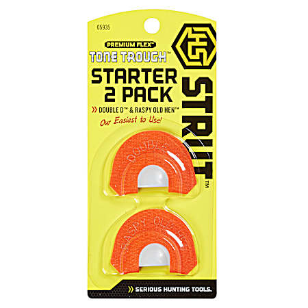 Tone Trough Premium Flex Turkey Diaphragm Call - 2 Pk