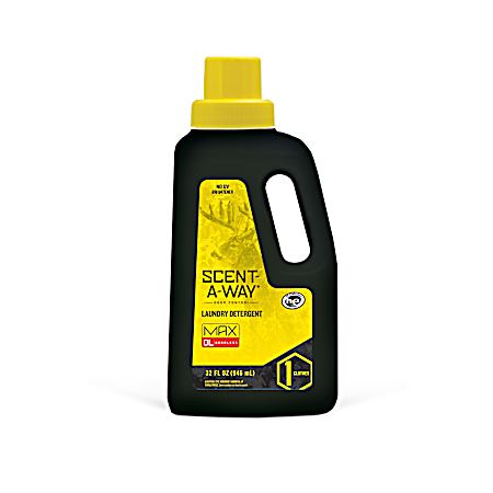 Max 32 oz Odorless Odor Control Laundry Detergent