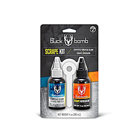 4 oz Deer Attractant Scrape Kit - 2 Pk
