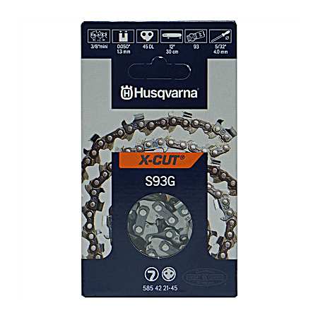 S93G X-Cut 3/8 in Mini Replacement Saw Chain