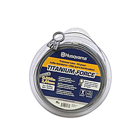Titanium Force 0.095 in x 280 ft Trimmer Line - 1 lb Donut