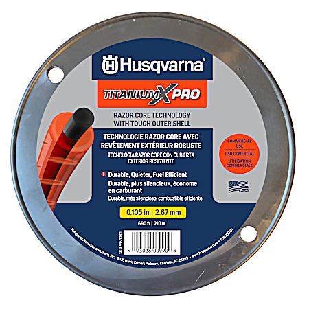 TitaniumX Pro 0.105 in x 690 ft Trimmer Line - 3 lb Spool