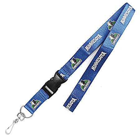 NBA Minnesota Timberwolves Logo Polyester Lanyard
