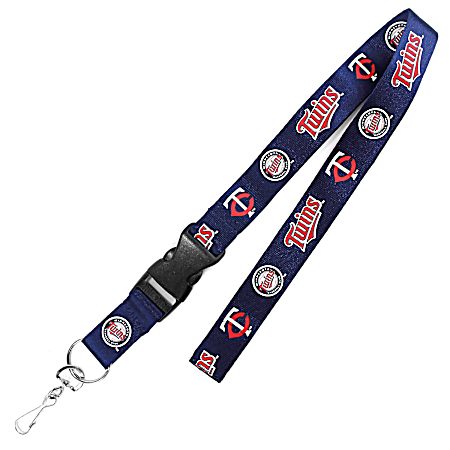 MLB Minnesota Twins Logo Polyester Lanyard