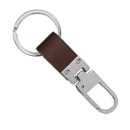 Brown Leather Key Ring