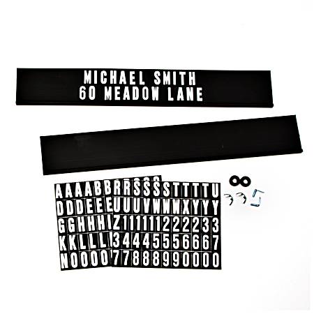 14 in x 5 in Mailbox Name & Address Kit