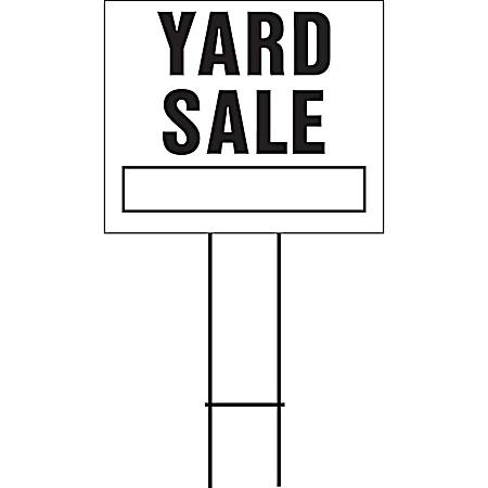 Yard Sale Corrugated Plastic Lawn Sign