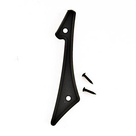 4 in Black 3-D Plastic House Number 1