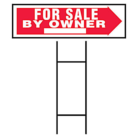 FOR SALE BY OWNER Sign w/ Bracket