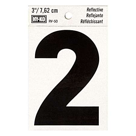 3 in Reflective Vinyl Number 2