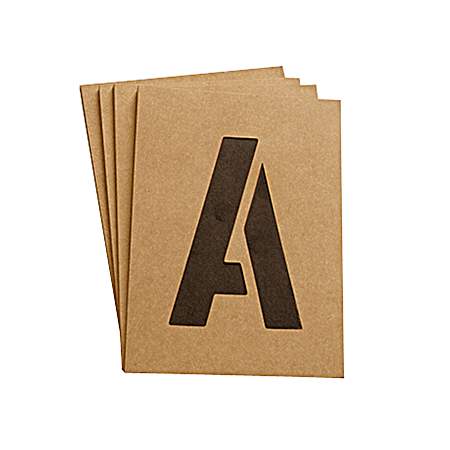 2 in Letter & Number Stencils - 47 Pc