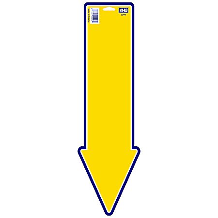 5 in x 17 in Neon Paperboard ARROW