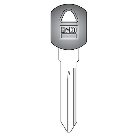 B89P GM Rubberhead Key Blank