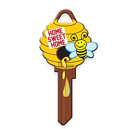 HK KW1XL BEE HOME Key Blank