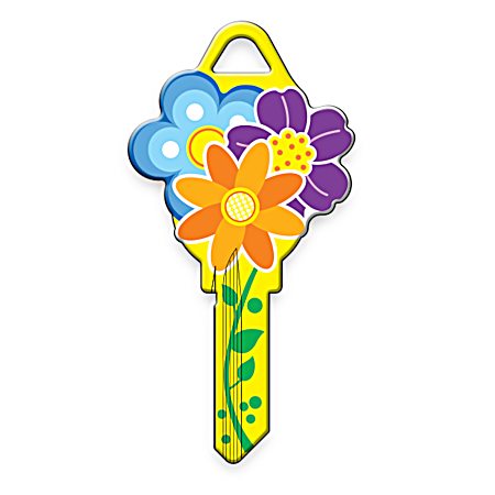 HK SC1XL FLOWER Key Blank