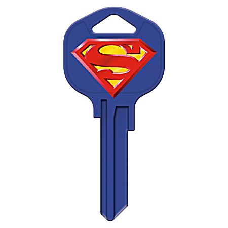 KW1-SM2 Keyblank Superman Blue Key Blank