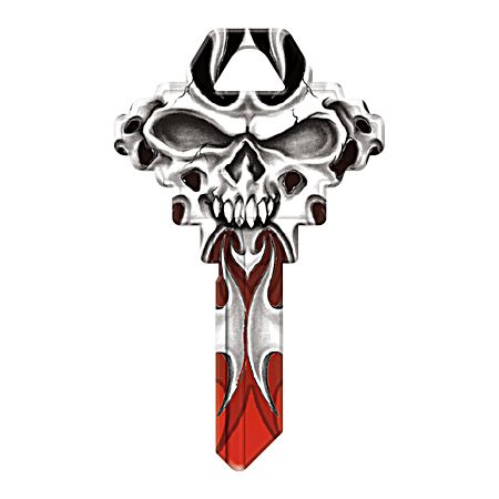 SC1-SKL Skull Key Blank