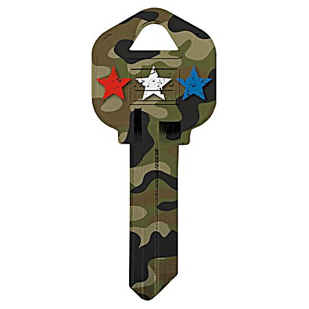 KW1-15 Camo Stars Key Blank