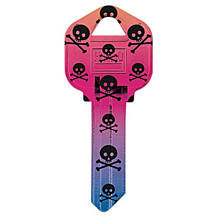 KW1-24 Skulls Key Blank