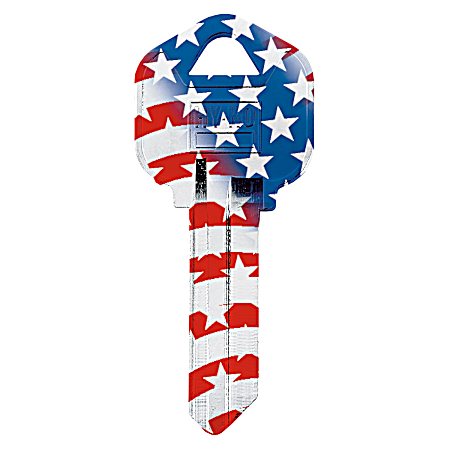 KW1-FLAG Kwikset Flag Key Blank