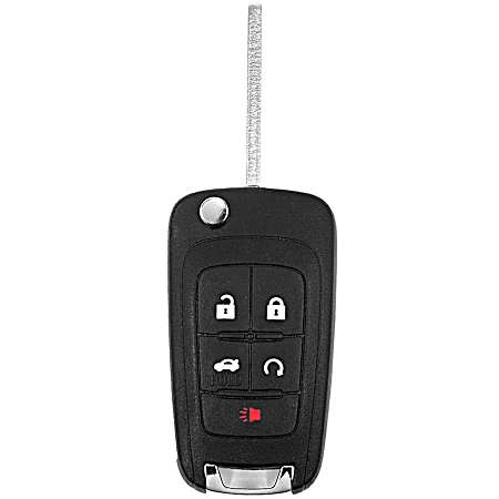 GM 5-Button Flipkey Programmable ChipKey