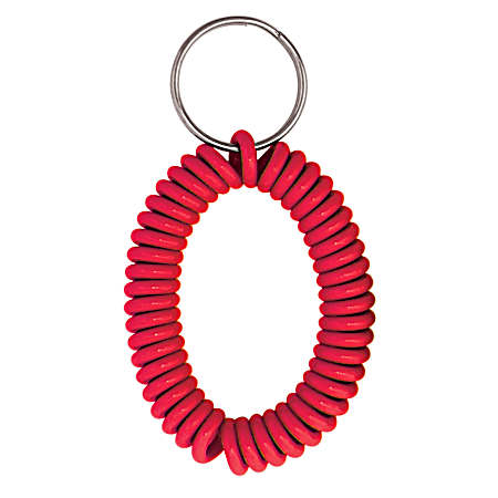 Neon Coiled Key Ring - Assorted