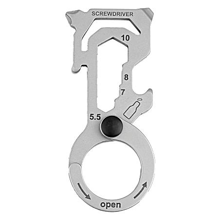 E-Z Open Multi-Tool Ring Key Chain