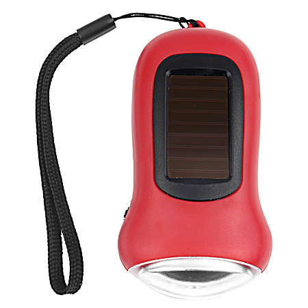 Solar LED Crank Flashlight