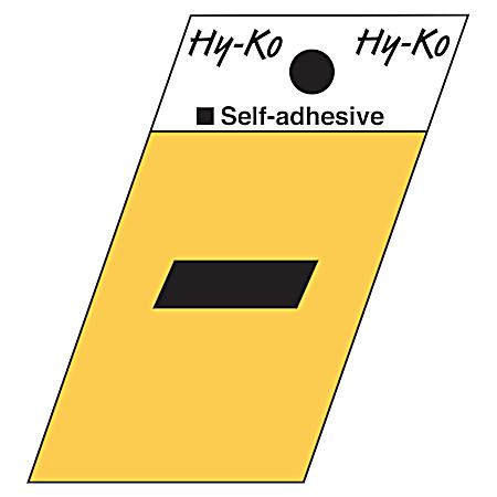 1.3 in Adhesive Gold Aluminum Letter Dash