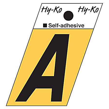 1.3 in Adhesive Gold Aluminum Letter A