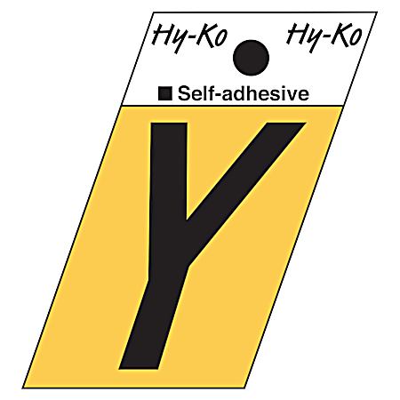 1.3 in Adhesive Gold Aluminum Letter Y