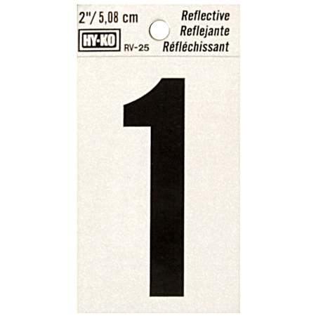2 in Reflective Vinyl Number 1