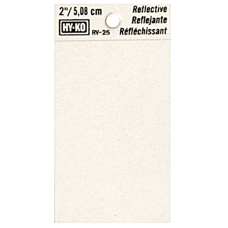 2 in Reflective Vinyl Blank Decal